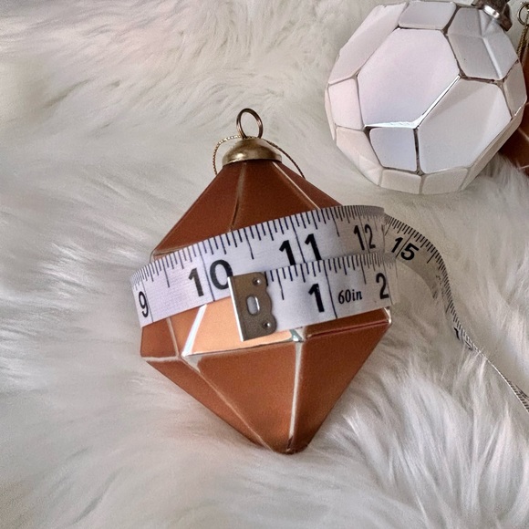 Large Geometric Glass Ornaments - Picture 5 of 11